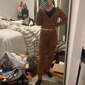 Anthropologie plush sweatpant